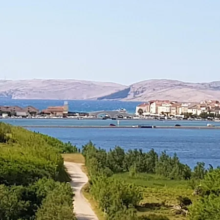 Charming In Pag With Sea View, 40 Sqm Apartment Pag Town